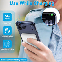 Carica l'immagine nel visualizzatore di Gallery, AOGUERBE Power Bank per MagSafe, 10000mAh Magnetico PowerBank per iPhone