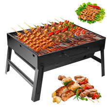 Carica l'immagine nel visualizzatore di Gallery, Auauraintt Barbecue Portatile a Carbone, barbecue pieghevole