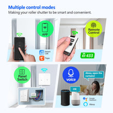 Carica l'immagine nel visualizzatore di Gallery, DieseRC Interruttore Tapparelle WIFI Intelligenti AC 230V 220V, Controllo APP Tuya/APP Smart Life, Compatibile con Alexa