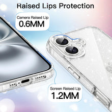 Carica l'immagine nel visualizzatore di Gallery, JETech Cover Glitter per iPhone 16, Trasparente
