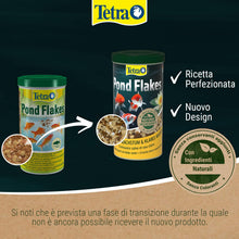 Carica l'immagine nel visualizzatore di Gallery, Tetra Pond Flakes - Mangime in fiocchi per pesci da laghetto, 4 L