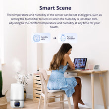 Carica l'immagine nel visualizzatore di Gallery, SONOFF SNZB-02D Mini sensore di temperatura e umidità ZigBee, termometro igrometro per interni, display LCD, compatibile