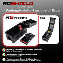 Carica l'immagine nel visualizzatore di Gallery, Roshield Trappola per Topi con Finestra di Ispezione - Contenitore Sicuro Facile da Posizionare in Casa, Capannone o Gar