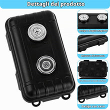 Carica l'immagine nel visualizzatore di Gallery, Cassetta Magnetica Key Holder, Scuro Nascondere una Chiave Magnetica per Auto, Portachiavi Magnetica, Esterni Montaggio 