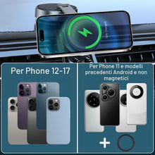 Carica l'immagine nel visualizzatore di Gallery, Supporto per Cellulare Auto da 15W con Funzione di Ricarica