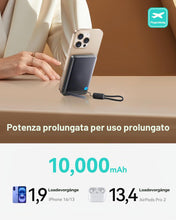 Carica l'immagine nel visualizzatore di Gallery, INIU 45W Power Bank, Sottile 10000mAh Caricabatterie Portatile Magnetico
