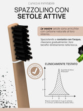Carica l'immagine nel visualizzatore di Gallery, Piuma Care Spazzolino Denti Morbido in Bambù – Spazzolino Setole Morbide con Carbone di Bambù – Cura Dentale, Pulizia Pr
