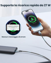 Carica l'immagine nel visualizzatore di Gallery, RAVIAD Cavo iPhone USB C 1M [Certificato MFi], Cavo Lightning USB C