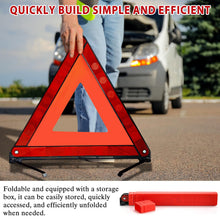 Carica l'immagine nel visualizzatore di Gallery, Triangolo Auto Omologato Kit, 2in1 Kit Auto Emergenza