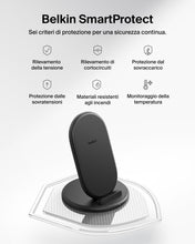 Carica l'immagine nel visualizzatore di Gallery, Belkin BoostCharge Caricatore Wireless, Supporto Ricarica Compatibile con Custodie per Telefono, Ricarica Wireless per i