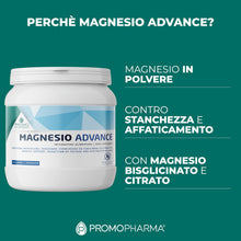 Carica l'immagine nel visualizzatore di Gallery, Magnesio Advance Magnesio in Polvere – Barattolo da 300 g