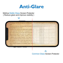 Carica l'immagine nel visualizzatore di Gallery, Mothca Vetro Temperato Opaco per iPhone 12/12 Pro, Pellicola Protettiva con Incisione Nanostrutturata, Anti-Impronte e A
