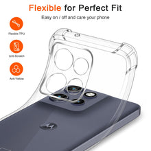 Carica l'immagine nel visualizzatore di Gallery, iVoler Cover per Motorola Moto Edge 60 Neo 5G / Edge 50 Neo 5G, Custodia Antiurto Trasparente per Assorbimento degli Urt