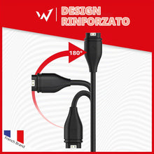 Carica l'immagine nel visualizzatore di Gallery, W Wonder Cavo di Ricarica USB per Orologio Garmin, Fenix, Forerunner, 1 m