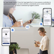 Carica l'immagine nel visualizzatore di Gallery, ATUVOS Air Tag Card Pro per Android &amp; iOS, Dual System Ricaricabile Wallet Tracker Funziona con Google Funzioni Trova o 