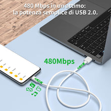 Carica l'immagine nel visualizzatore di Gallery, 80W Caricatore con Cavo USB C 1 M per OPPO Reno 16 15 Find X10 X9 X8 A7