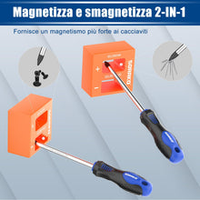 Carica l'immagine nel visualizzatore di Gallery, SORAKO Set cacciaviti da 11 pezzi, Con smagnetizzazione 2 in 1, Borsa in nylon ad alta densità, punta magnetica, impugna