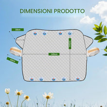Carica l'immagine nel visualizzatore di Gallery, Copri Parabrezza Auto Inverno, Copri Vetro auto Magnetico, Telo