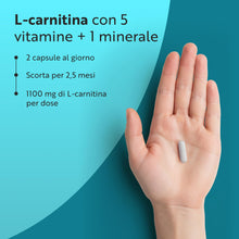 Carica l'immagine nel visualizzatore di Gallery, Nutravita L-Carnitina - 150 Capsule Vegane