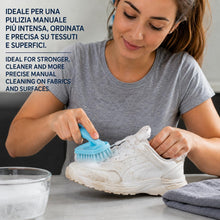 Carica l'immagine nel visualizzatore di Gallery, IPEA Spazzola per Pulire Tessuti, Bucato, Superfici di Casa, Macchie Ostinate - [ SETOLE DURE ] - Impugnatura Comoda - Multiuso per Rimuovere Macchie da Divano e Biancheria - Pulizia Profonda