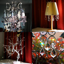 Carica l'immagine nel visualizzatore di Gallery, Maple Leaf 20 pezzi Prismi di Cristallo per Lampadario Ricambio Parti Pendenti, 38mm Cristalli Sospesi Perline per Lampa