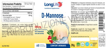 Carica l'immagine nel visualizzatore di Gallery, LongLife® D-Mannose | D-mannosio e Uva Ursina | Comfort Urinario