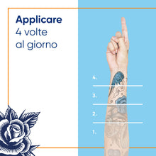 Carica l'immagine nel visualizzatore di Gallery, Bepanthenol Tattoo Pasta Trattamento Intensivo Tatuaggi, Pantenolo, 100g