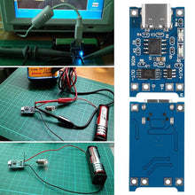 Carica l'immagine nel visualizzatore di Gallery, Greluma 10 Pz Tipo-C USB-C 5V 1A 18650 Scheda di ricarica per modulo caricabatteria al litio con doppia funzione di prot