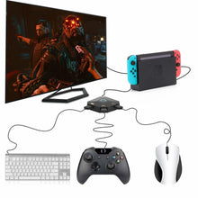 Carica l'immagine nel visualizzatore di Gallery, INF Adattatore per Tastiera e Mouse da Gioco per Console di Gioco, Adattatore per Tastiera e Mouse Compatibile con Ninte
