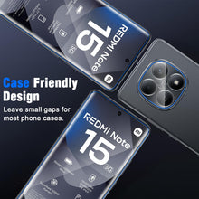 Carica l'immagine nel visualizzatore di Gallery, Aerku 3D Pellicola Vetro Temperato per Xiaomi Redmi Note 15 5G/ Poco M8 5G, HD Trasparente Pellicola Fotocamera, [2+2 Pe