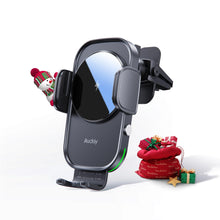 Carica l'immagine nel visualizzatore di Gallery, Auckly Qi 15W Caricatore Wireless Auto,Auto-Bloccaggio Supporto Telefono Auto, Ricarica Wireless Auto per iPhone 13/14/1