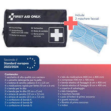 Carica l'immagine nel visualizzatore di Gallery, First Aid Only Borsa di pronto soccorso per auto DIN 13164 | Kit di emergenza per auto e moto | P-10019