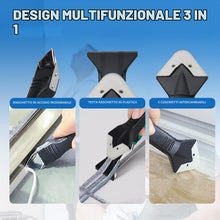 Carica l'immagine nel visualizzatore di Gallery, [Upgrade] 3 in 1 Raschietto Spatola per Silicone Raschietto, LINKINNO Strumenti per Calafataggio Rimozione Tira del Sili