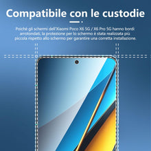 Carica l'immagine nel visualizzatore di Gallery, NEW'C Pellicola Vetro per Xiaomi Poco X6 5G, X6 Pro 5G, in Vetro Temperato