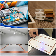 Carica l'immagine nel visualizzatore di Gallery, Nastro Lamina Rame, 50 mm x 20 m, Schermatura EMI, Repellente per Lumache, Argento