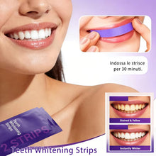 Carica l'immagine nel visualizzatore di Gallery, Strisce Sbiancanti per Denti, 14 Strisce per Uno Sbiancamento Rapido, Sicure per Lo Smalto Dentale Denti Bianchi