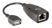 Carica l'immagine nel visualizzatore di Gallery, Techly 361322 Extender USB su Cavo Cat. 5E/6 Fino a 50m Nero