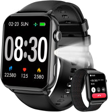 Carica l'immagine nel visualizzatore di Gallery, IOWODO Smartwatch Uomo Donna con Chiamate Bluetooth