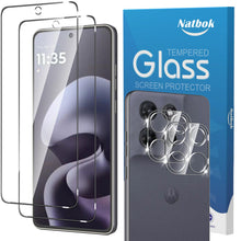 Carica l'immagine nel visualizzatore di Gallery, 2+2 Pezzi Vetro Temperato per Motorola Moto G67/Moto G77/Moto G87 5G Pellicola Prottetiva con Pellicola Fotocamera,Anti 