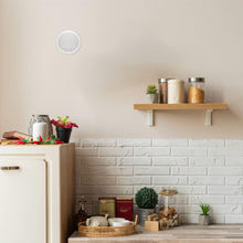 Carica l'immagine nel visualizzatore di Gallery, Griglia di Ventilazione Rotonda con Rete Antinsetti Realizzata in ABS Griglia Aerazione Bianca (bianco - Ø120 mm)