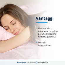 Carica l'immagine nel visualizzatore di Gallery, Metagenics MetaSleep - Con Melatonina e Magnesio - 30 Compresse