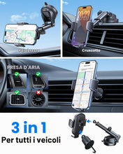 Carica l'immagine nel visualizzatore di Gallery, vanva Supporto telefono 3 in 1: cruscotto, parabrezza, bocchetta d’aria