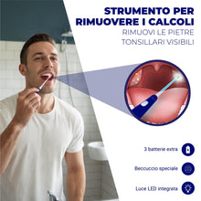 Carica l'immagine nel visualizzatore di Gallery, Oravix Pipetta Per Calcoli Tonsillari, Aspiratore Tonsille, 3-in-1 Kit Tonsilloliti Rimozione, Rimedio Alito Cattivo, Ri