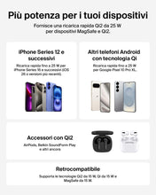 Carica l'immagine nel visualizzatore di Gallery, Belkin UltraCharge Chargeur Magnétique Qi2 25 W, Chargeur Sans Fil Rapide, MagSafe Avec Technologie De Refroidissement P