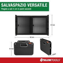 Carica l'immagine nel visualizzatore di Gallery, ATHLON TOOLS Organizzatore pieghevole per bagagliaio auto, scatola pieghevole per auto, borsa per auto, rinforzato e sta