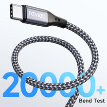 Carica l'immagine nel visualizzatore di Gallery, RAVIAD Cavo USB C USB C [2Pezzi 1M], 60W Cavo USB Type-C PD 3A Ricarica