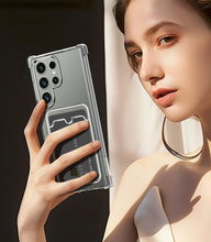 Carica l'immagine nel visualizzatore di Gallery, Crystal Custodia per Samsung Galaxy S26 con Tasche Porta Carte Portafoglio Cover Protettiva in Silicone Sottile Morbido 