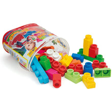 Carica l'immagine nel visualizzatore di Gallery, Clementoni Clemmy Plus - 60 Mattoncini per Costruzioni, Gioco Prima Infanzia Made in Italy, Bambini 18-36 Mesi, 100% Igienici e Lavabili, per Sviluppare Manualità, Percezione Visiva e Fantasia, 14880