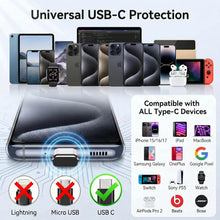 Carica l'immagine nel visualizzatore di Gallery, 8 Tappi Antipolvere in Metallo USB-C per iPhone 15-18 Pro Max e Serie Air
