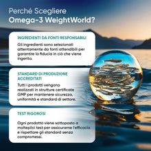 Carica l'immagine nel visualizzatore di Gallery, Omega 3 Olio di Pesce Certificato IFOS 2000mg, 660mg EPA e 440mg DHA